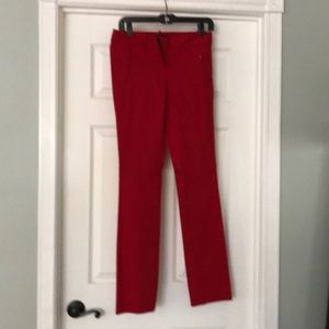 Red pants